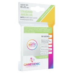 Gamegenic Sleeves: PRIME Standard American MATTE - 50 count (59x91mm)